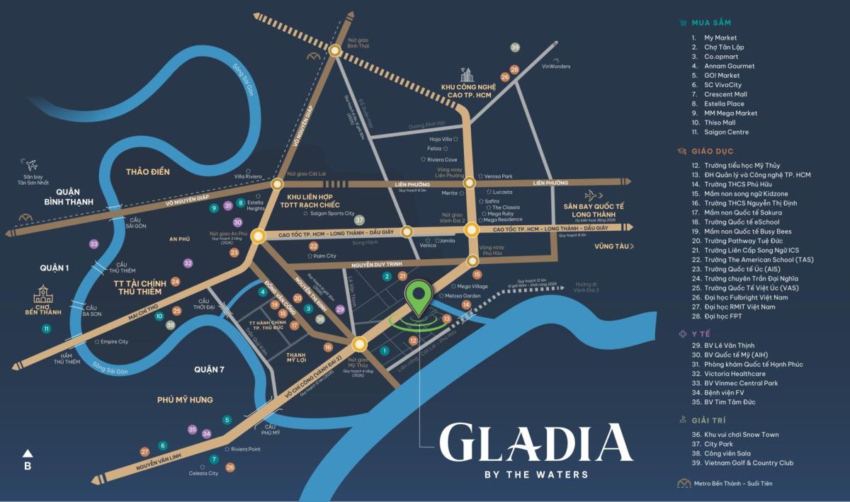 vi tri The Pearl Riverside